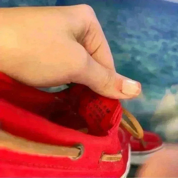 Red Sperry’s Topsider Boat Shoe - Picture 3 of 16